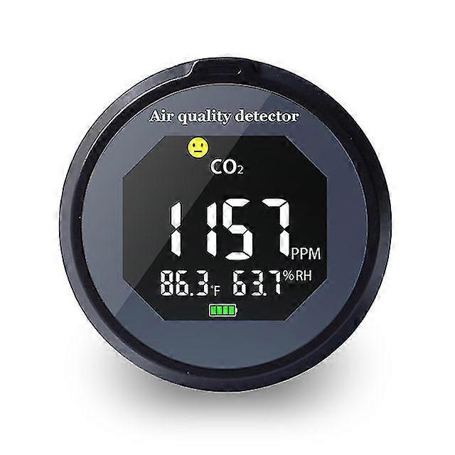 Indoor Air Quality Monitor Desktop Carbon Dioxide Co2 Meter Temperature Humidity Monitor Detector