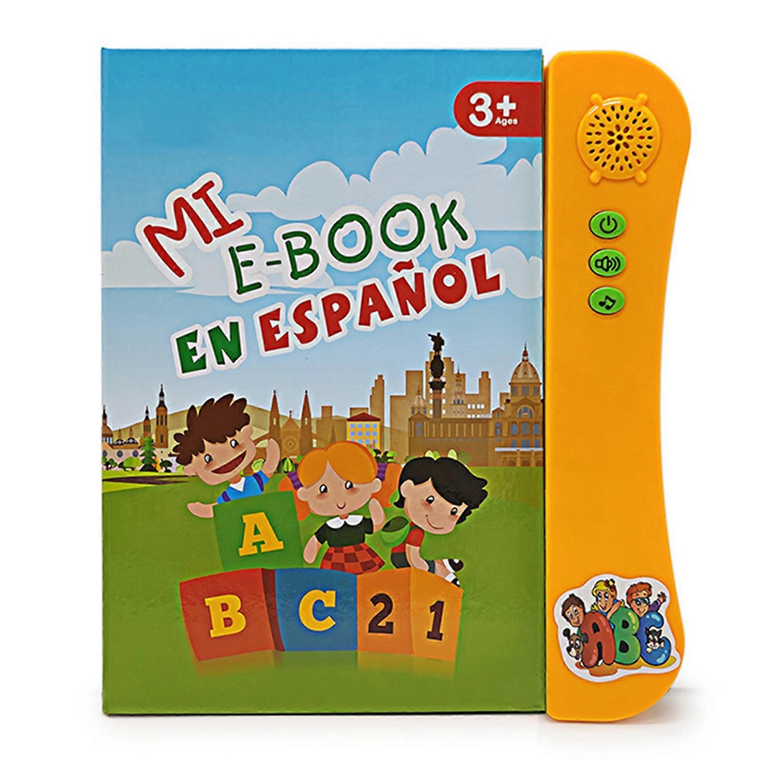 Spanish Language Learning E-Book Interactive Voice Reading Machine Kids Gifts