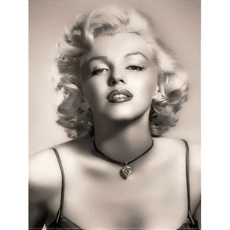 Tam 5d Diy Elmas Boyama Marilyn Monroe Elmas Nakış Çapraz Dikiş Ev Dekoru El Yapımı Hediye