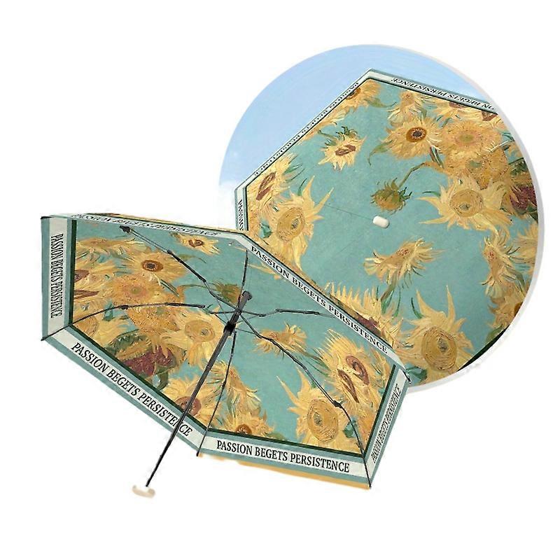Folding Umbrella UV Protection Umbrella Double Layer Coating Umbrellas