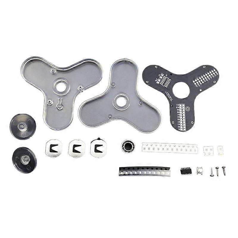LED Rotating Gyroscope DIY Kits Finger Gyroscope Soldering Practice Kits