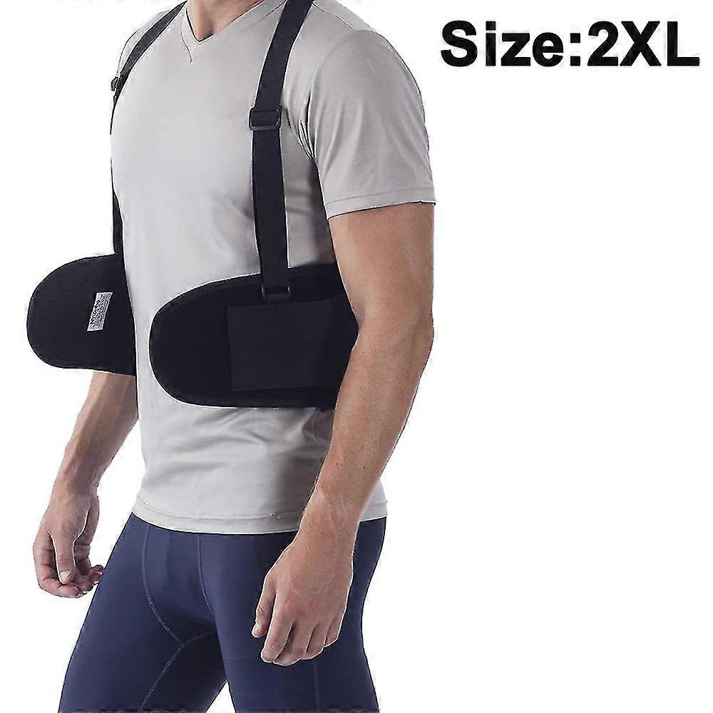 Lumbar Support Belt - For Men And Women .maximum Posture And Spine Support, Adjustable, Breathable With Removable Suspenders