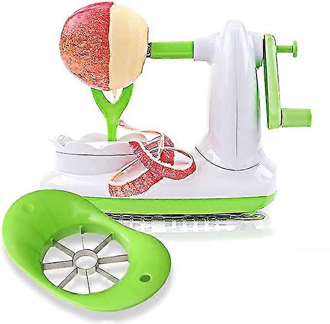 Apple Peeler, Pear Peeler With 8 Wedges Apple Slicer And Corer, Stainless Steel Blades