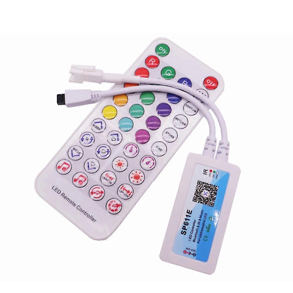 RGB Smart Music Bluetooth Smart Controller SP611E for WS2812B SK6812 WS2811 Addressable LED RGB Tap