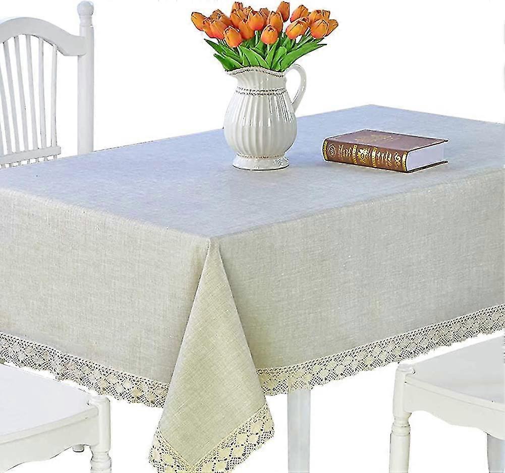 Vinyl Tablecloth Heavy Weight Rectangle Tablecloth Oil-proof/waterproof