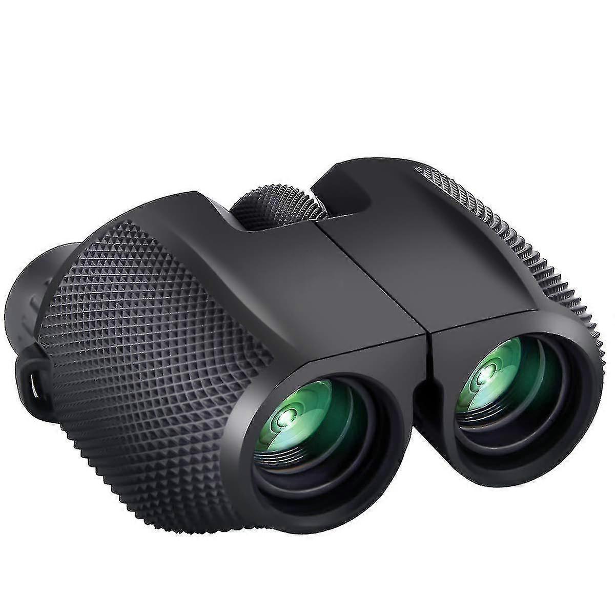 10x25 Foldable Compact Binoculars With Clear Low Light Night Vision