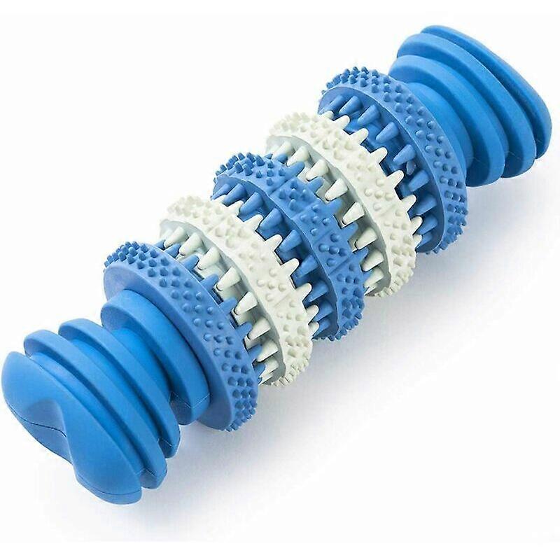 Rubber dog toy, blue