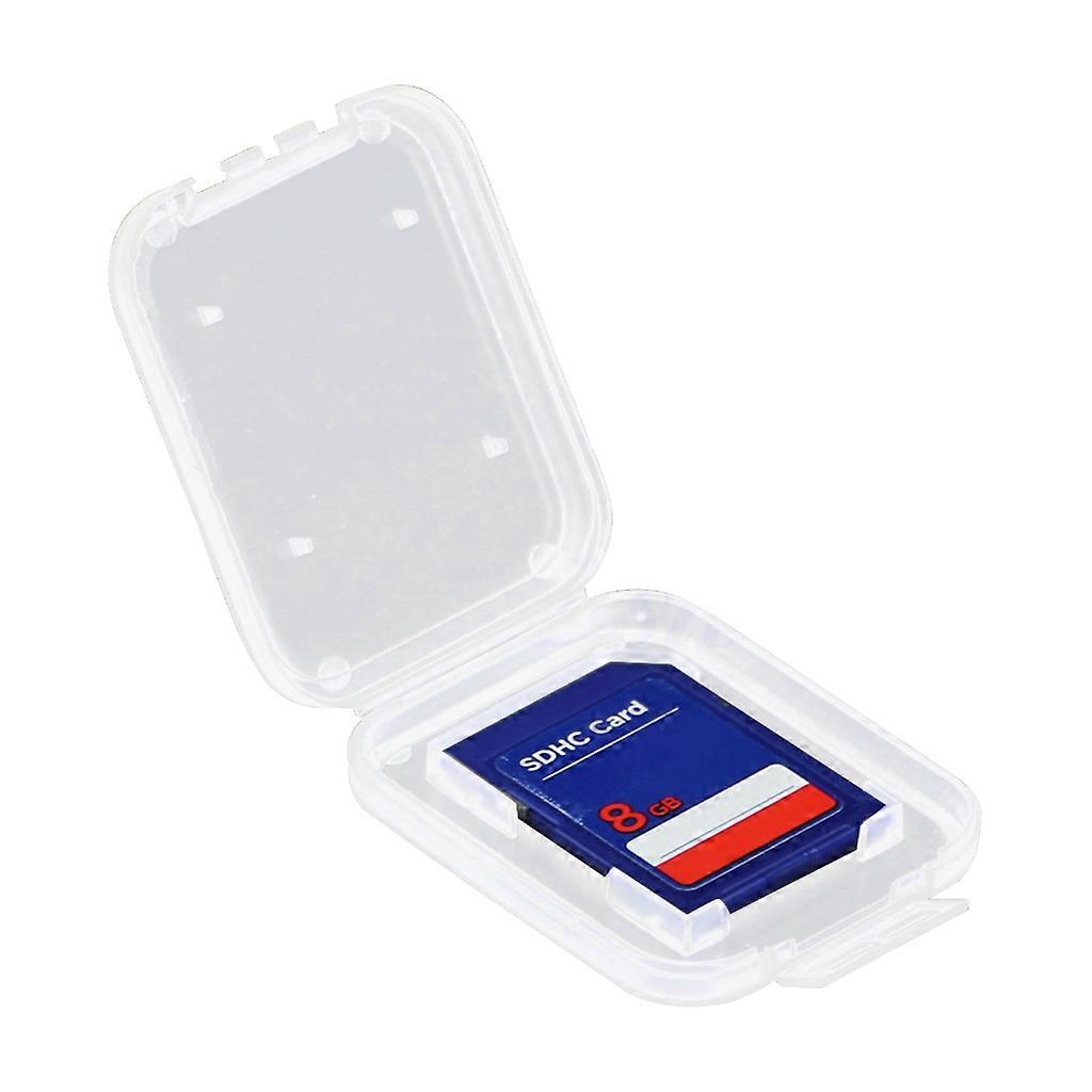 Memory Card Small White Box Shell Camera SD SDHC Shell SD Card Plastic Small