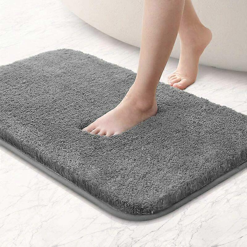 Tapis de sol pais Tapis domestique poils longs (gris 40-60CM), adapt aux toilettes, toilettes, etc
