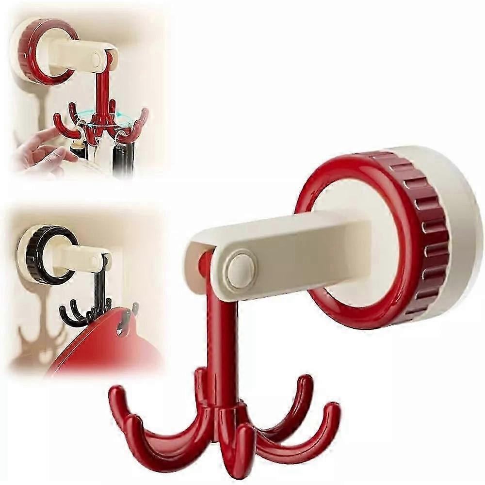 360 Degrees Rotating Folding Hook, Kitchen Hooks for Hanging Utensils