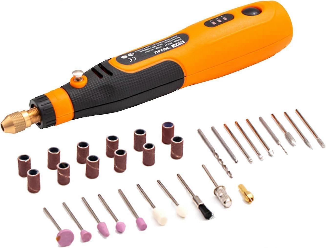 Hancaner 36V Multifunction Tool USB Electric Rotary Tool Multi Sander Engraving Device Rotary Tool Grinder with 46 Accessories