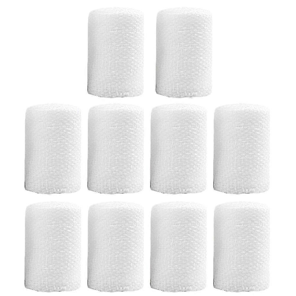 Heyone 10 rouleaux de bandage extensible en gaze de coton 450.00X5.00X0.10CM
