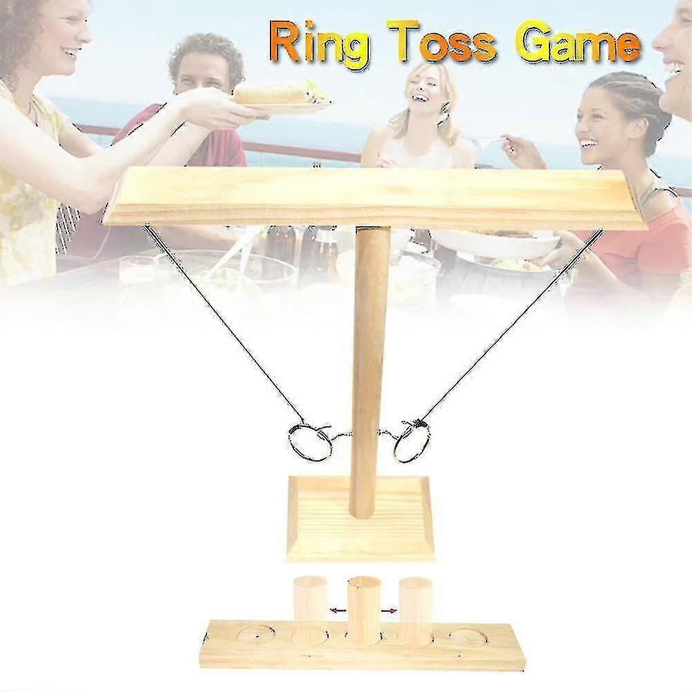 Hook And Rings Toss Game Adults Games Table Top Ring Toss