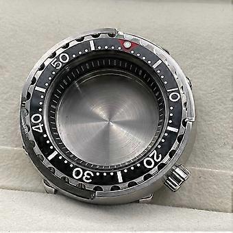 Seiko Tuna Montre Boîtier 47mm Standard Pièces De Rechange Costume pour NH35 Mouvement 20ATM Étanche Saphir Cristal Lunette En Céramique