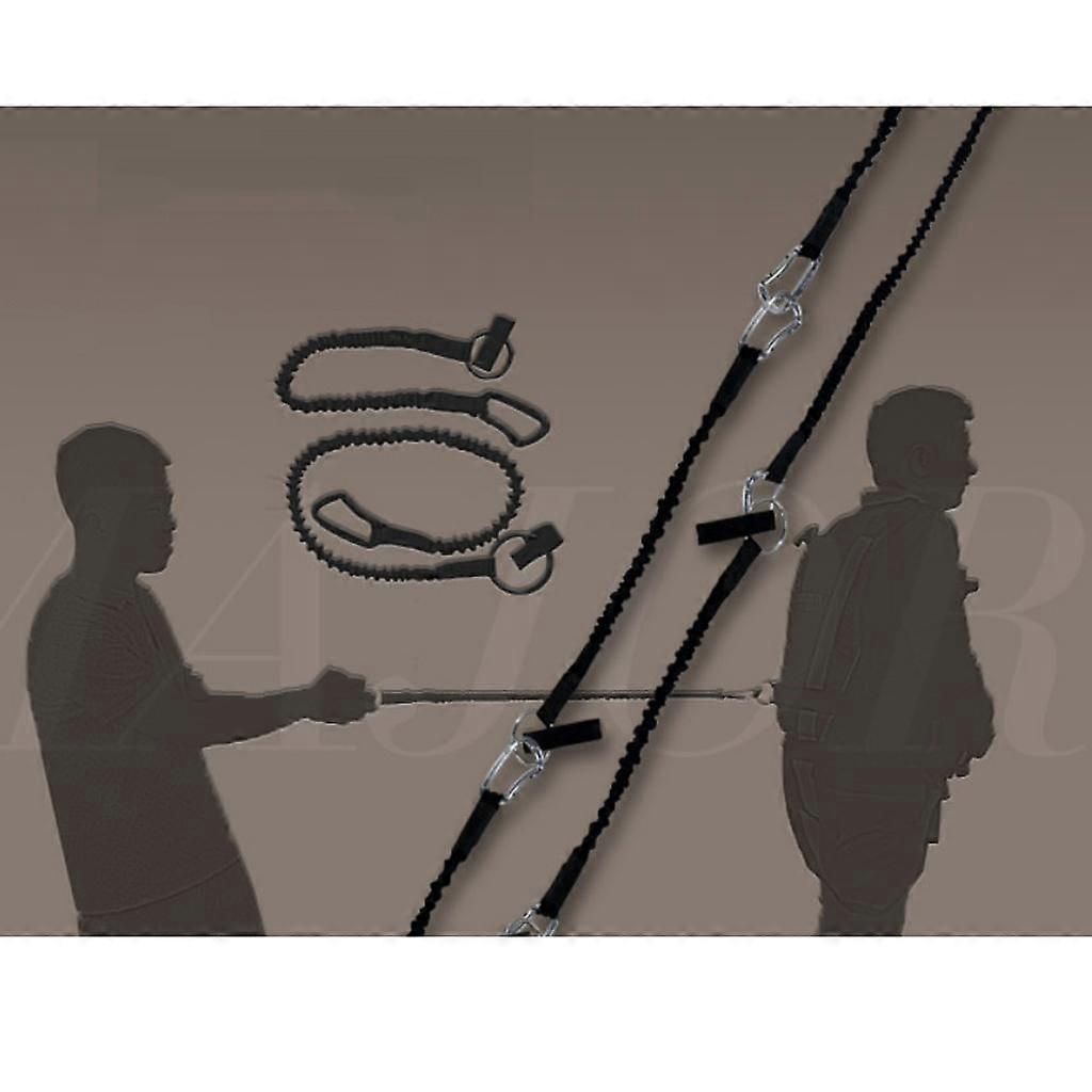 3x sikkerhet line krasj bungee ledning - 85cm