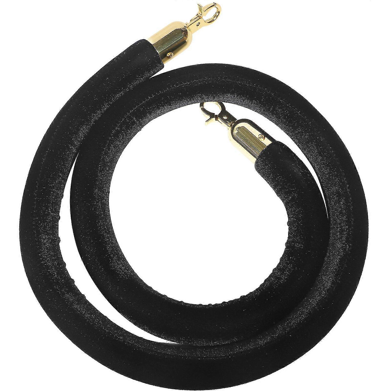 Stanchion Velour Rope Line Stanchion Divider 1,5 mètre Crowd Control Queue Velour Rope