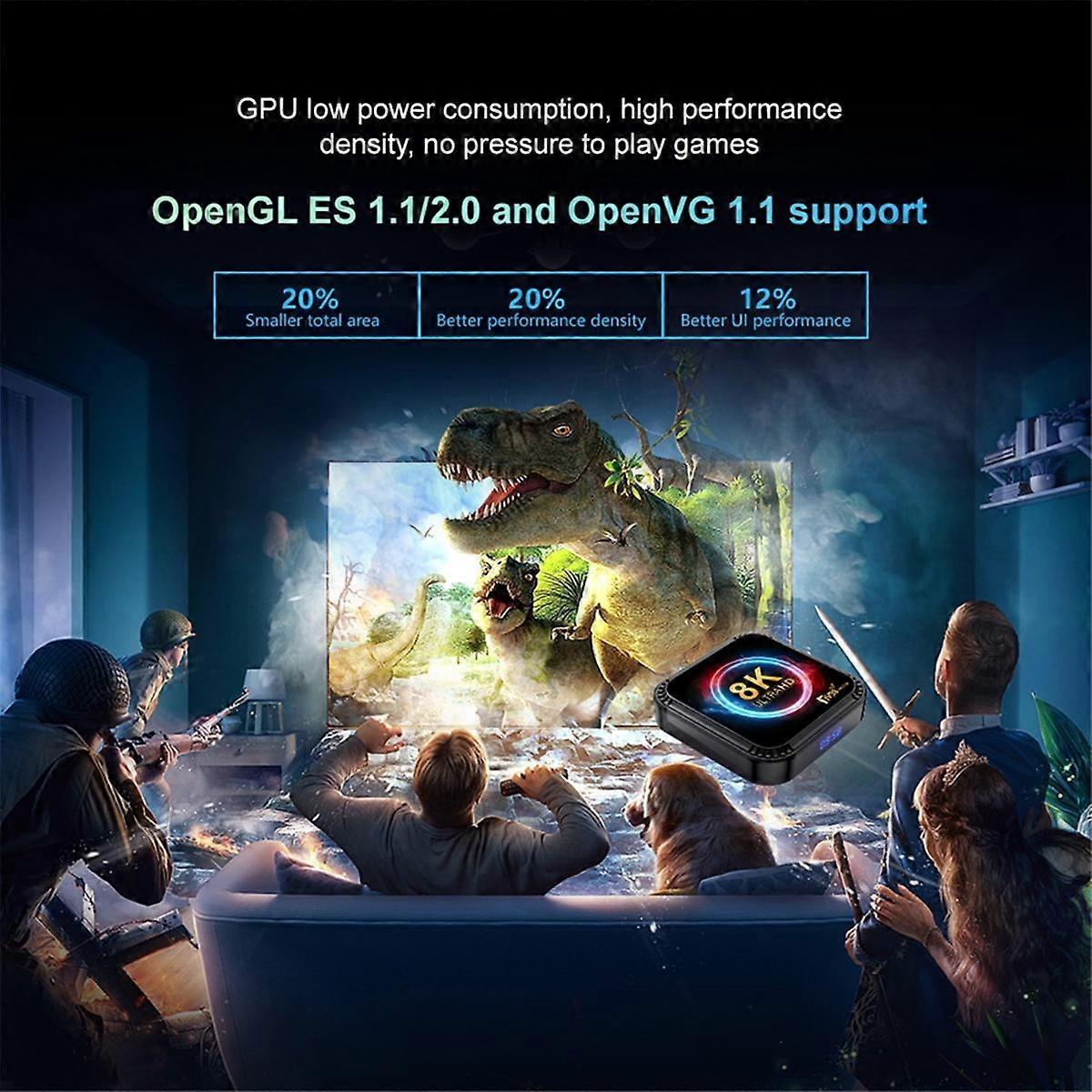 TV98 RK3528 Inteligentní TV Box Android 13 8K HD 2.4G & 5G Wifi Přehrávač Médií Mini Set Top Box, 2G + 16G EU Zástrčka