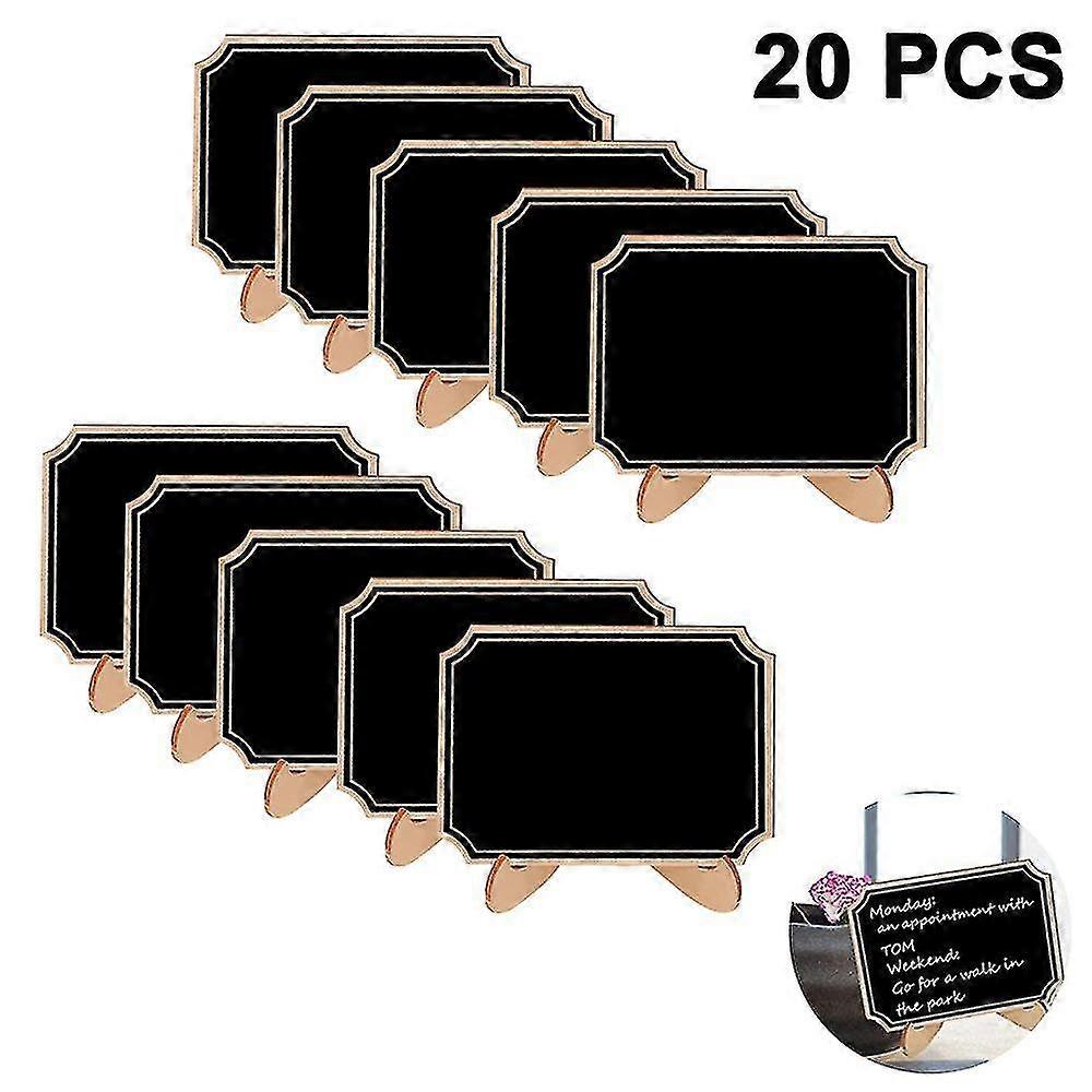 20er Pack Mini Tafeln Schilder mit flüssigem Kreidemarker