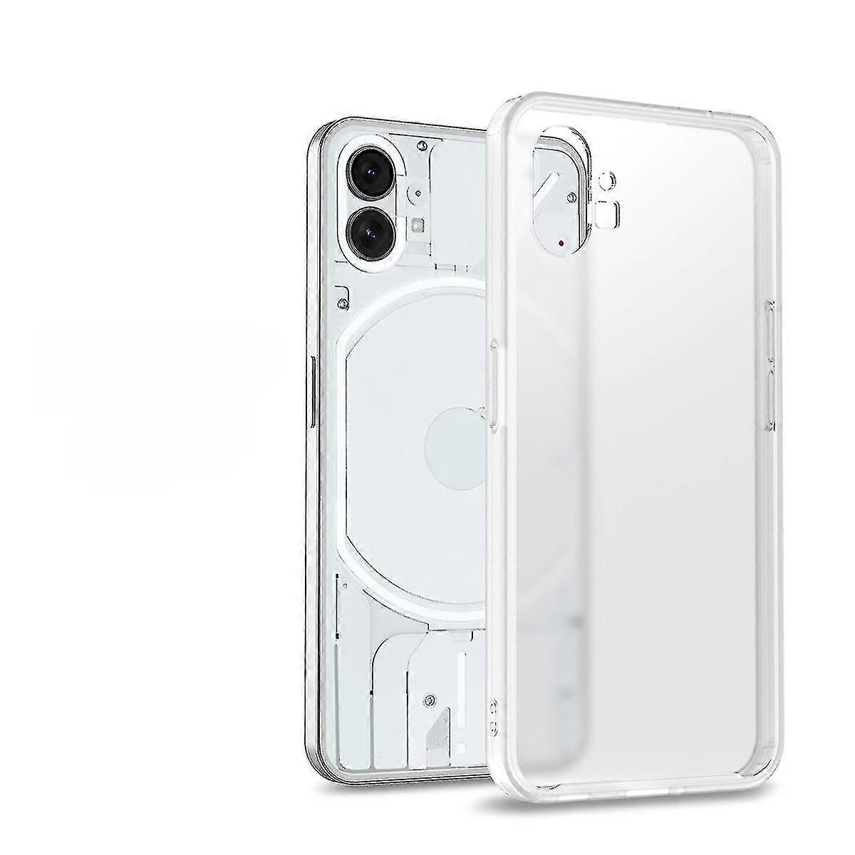For Nothing Phone 2 Case Frosted Clear, Hard Pc & Soft Tpu Protective Case For Nothing Phone 2 Shockproof Anti-drop