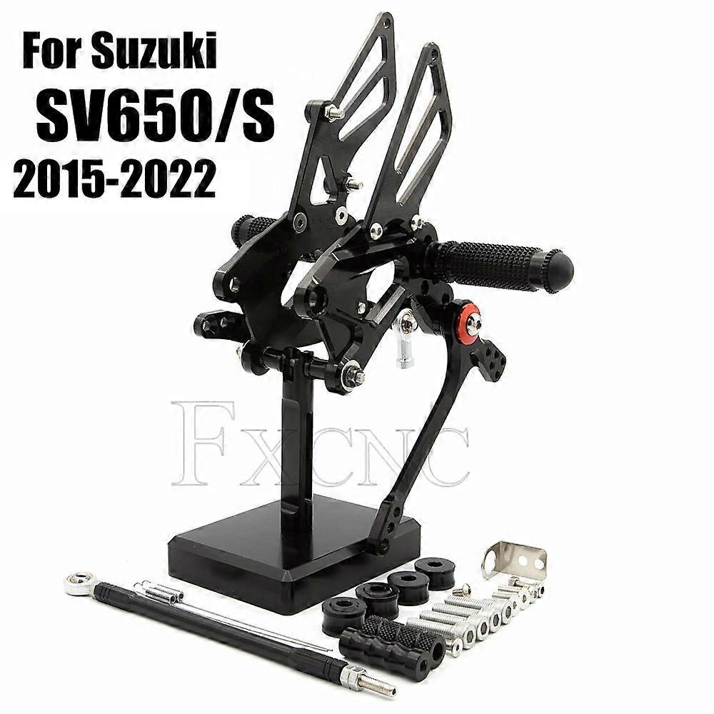 Fr suzuki sv650 sv650s sv 650 2015 2016 2017 2018 2019 2020 2021 cnc hinterer fu peg fu sttze hinterer satz fu pedal