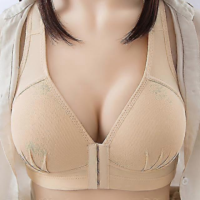 Bra Front Closure Solid Color Plus Size Sexy Push Up Brassiere Wireless Seamless Invisible Bras Without Bones For Women Tube Top