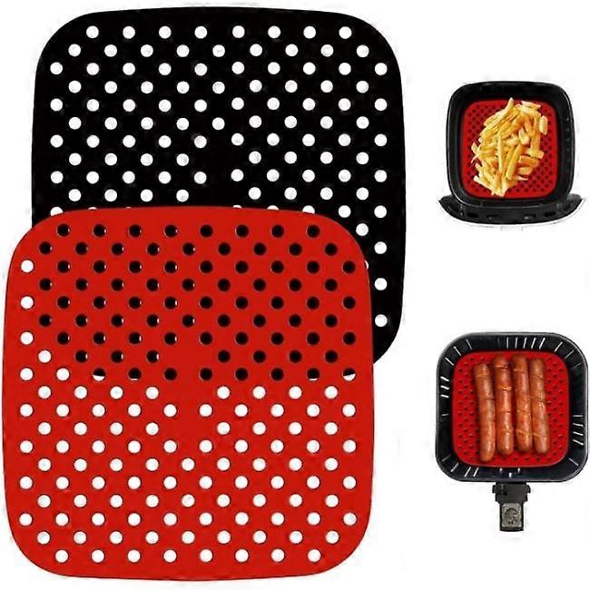 Airfryer silicone mat, waterproof perforated baking paper silicone