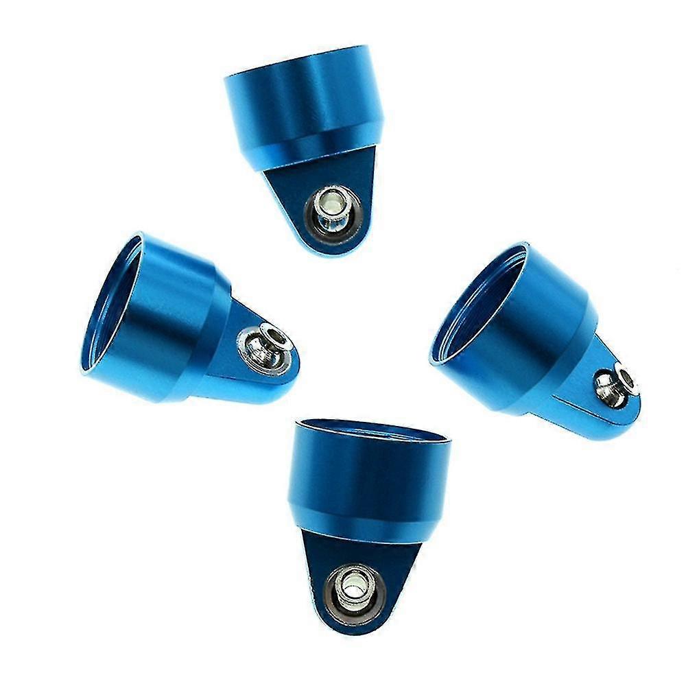 4st Absorber Cap Shock Rc Bil Mörkblå