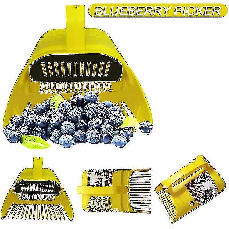 Plastic Berry Picker Tool Blueberry Rake Scoops With Ergonomic Handle For Picking Berries New