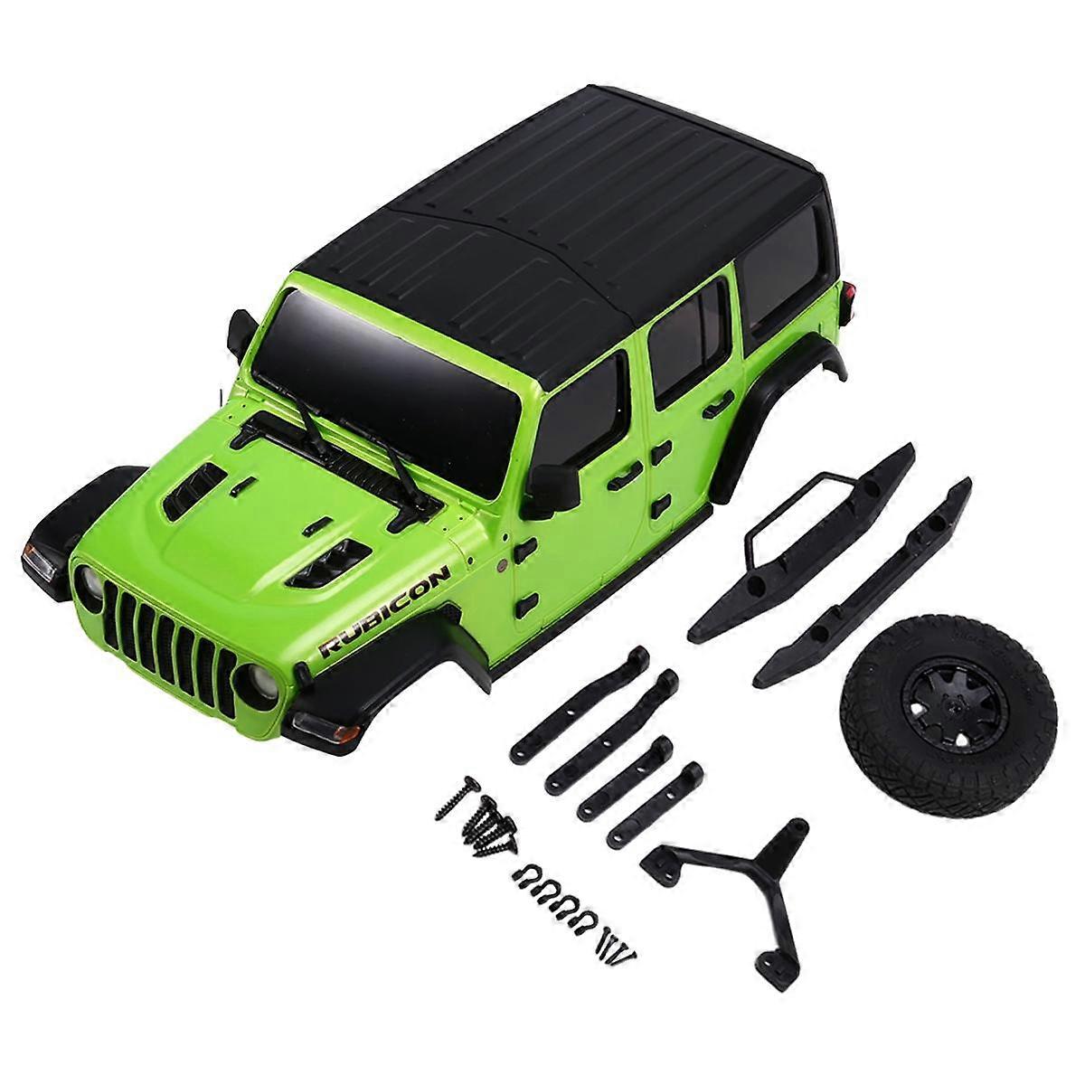 Body Car Shell -Body Shell Mini Z Mini-Z for 1/24 Axial SCX24 RC Car Body DIY Upgrade Parts Green