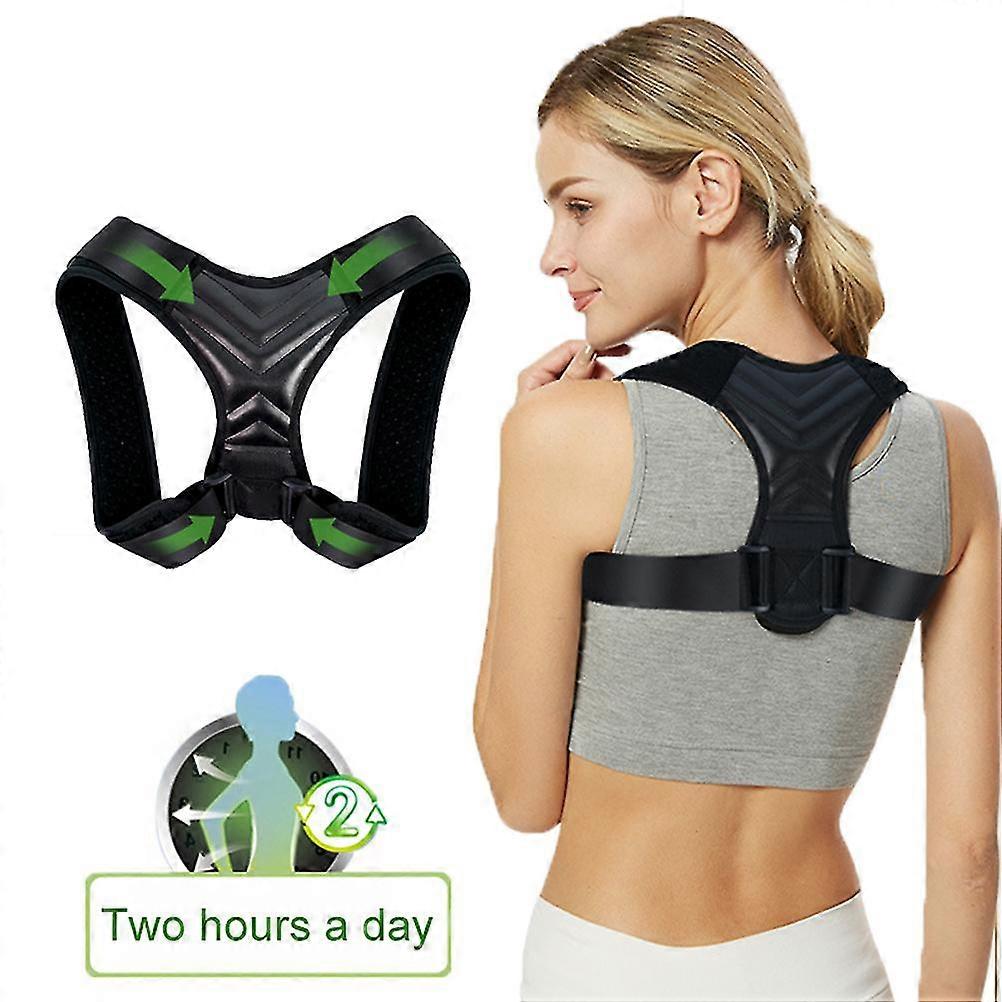 Brace - Adjustable Back Shoulder Lumbar Support for Posture Correction