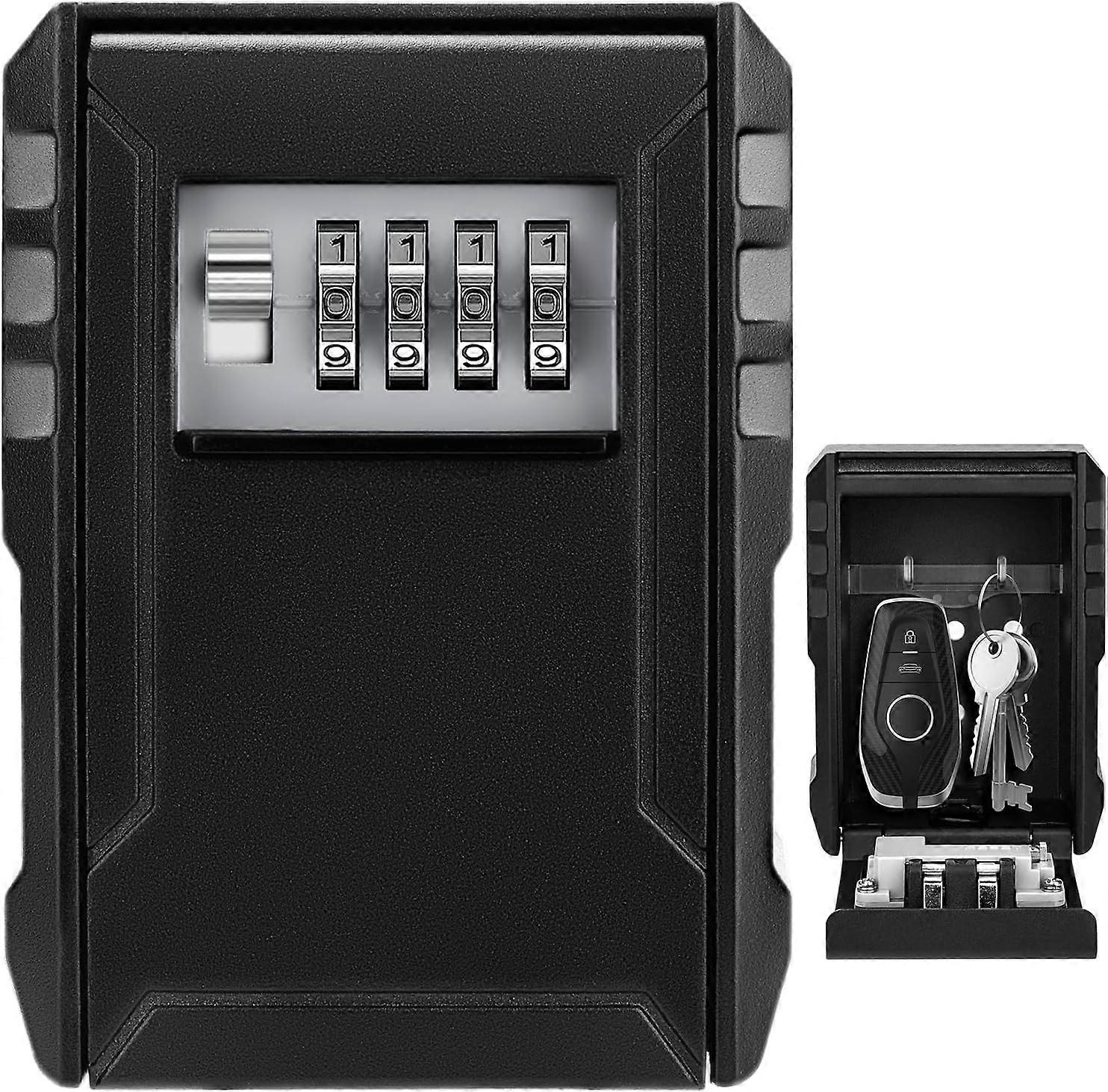 Waterproof Outdoor Secure Key Box Key Box Wall Mounted Key Box Large Key Box for Keys, Cards Home Schools Offices Garages