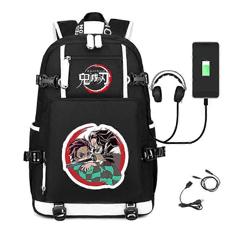 2022 Demon Slayer anime peripheral backpack male and female student schoolbag computer travel backpack new