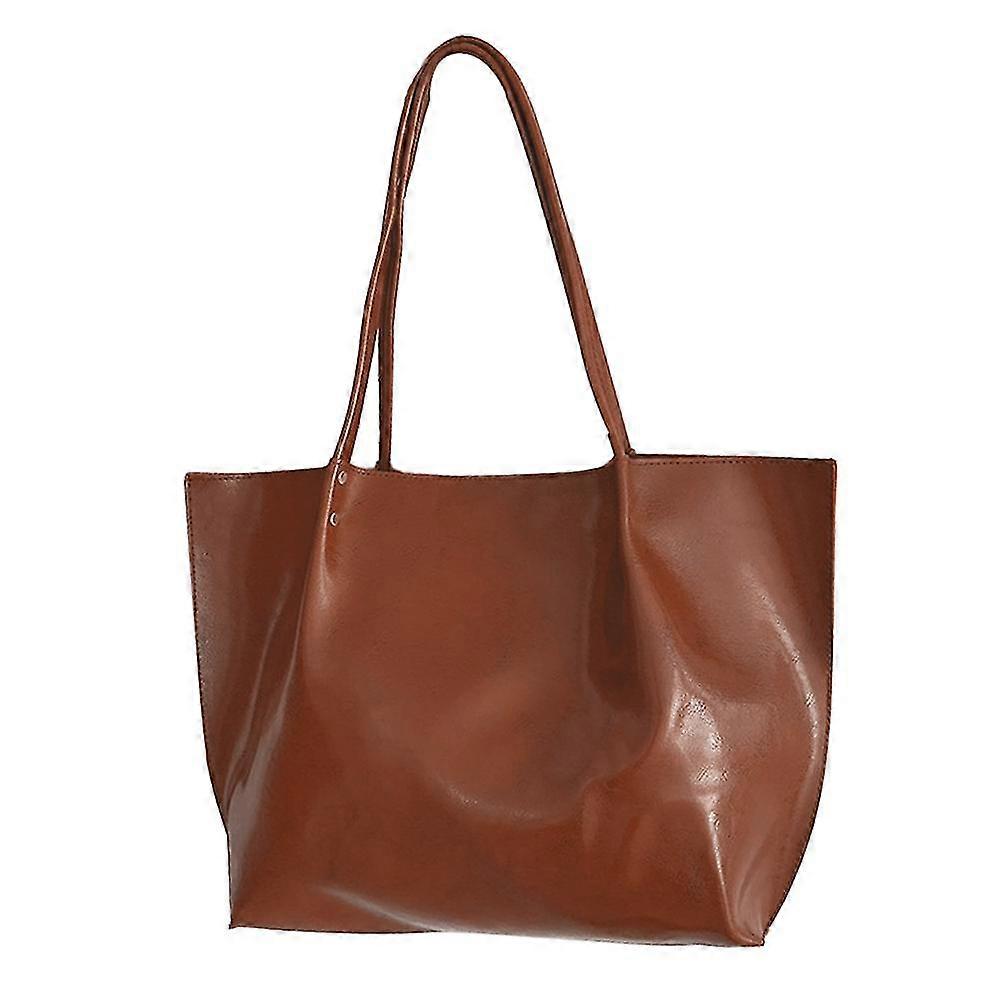Extra Large Leather Handbag For Women'S Weekend Shopping Travel