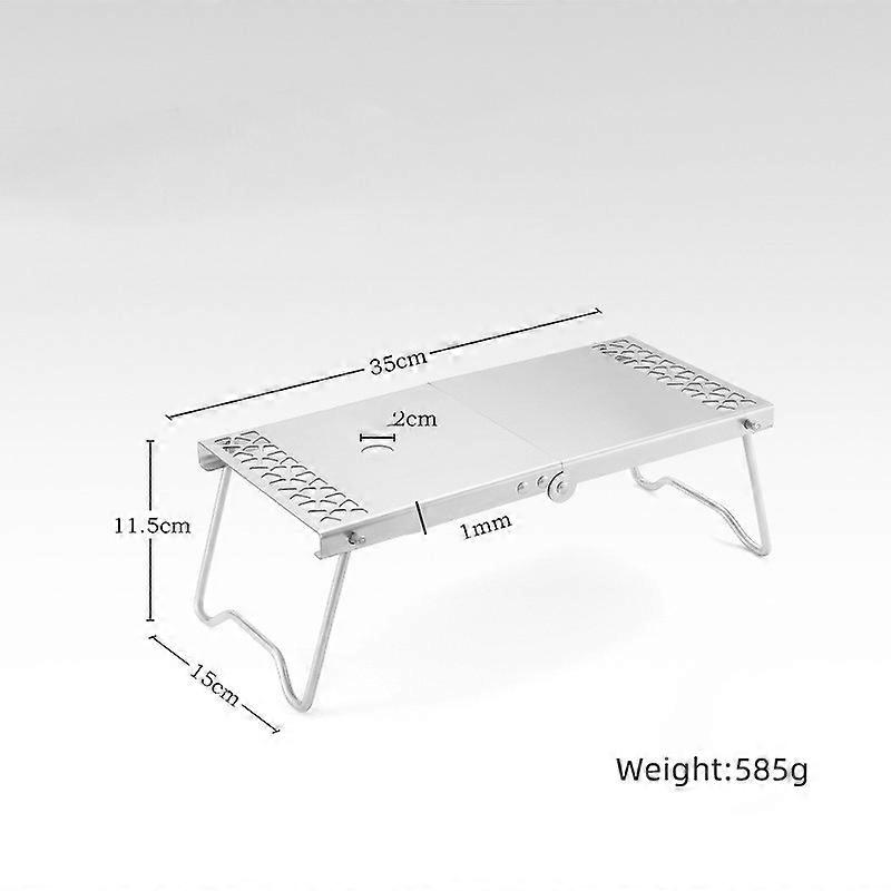 TRYHOMY-キャンプ用ガスのテーブル、ミニステンレス製テーブル、キャンプ用ガス、皿、貴重な、折りたたみ式ティーテーブル、アクセサリー、新しい