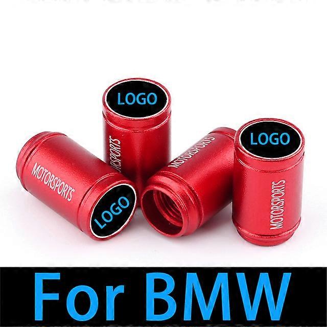 4pcs Metal Car Wheel Tire Valve Caps Decoration Accessories For BMW M E36 E46 E39 E53 E90 E60 E61 E93 E87 X1 X3 X5 X6 F30 F20 shry