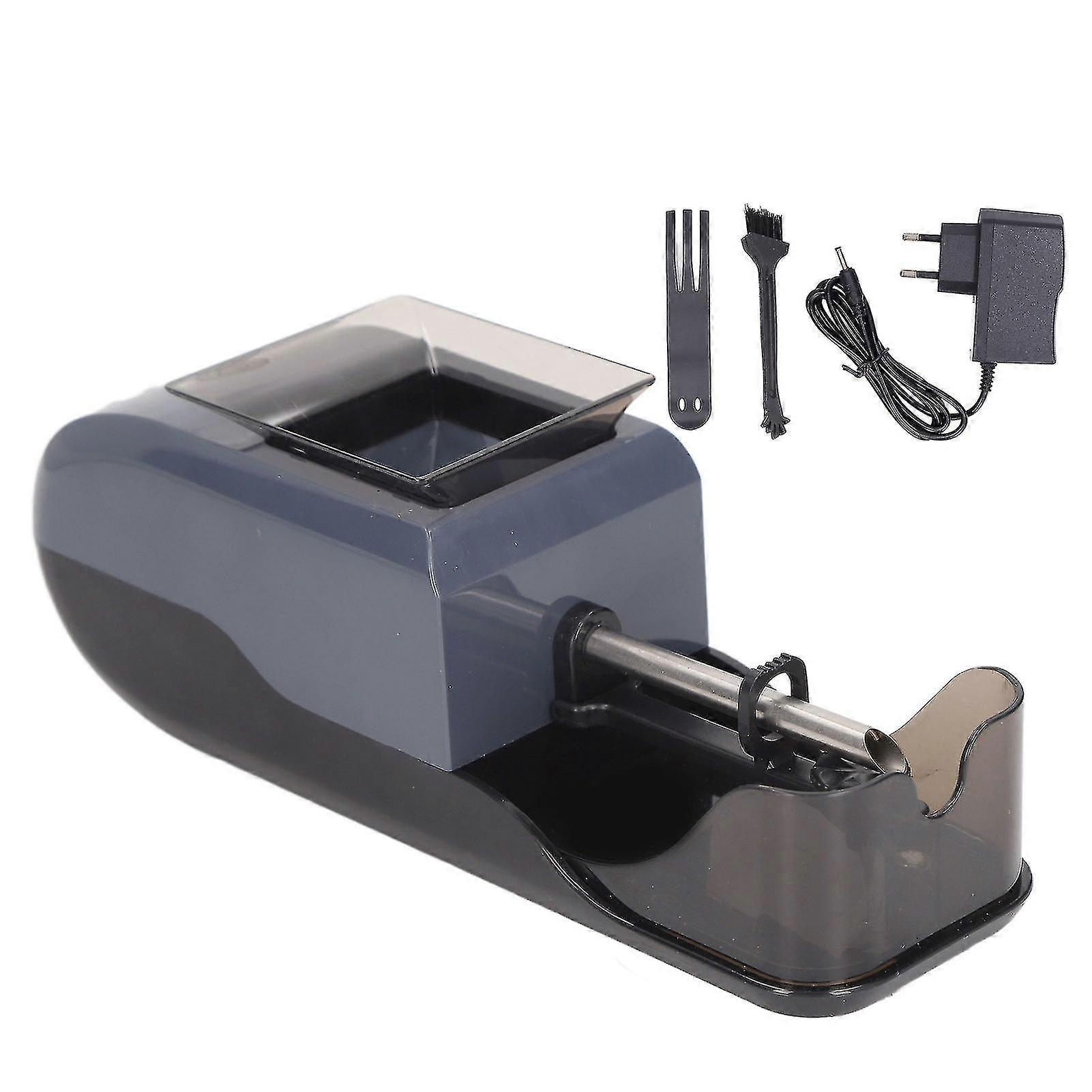 Cigarette Rolling Machine Electric Automatic 8mm Auto Cigarette Injector Machine 100-240V Gray EU Plug