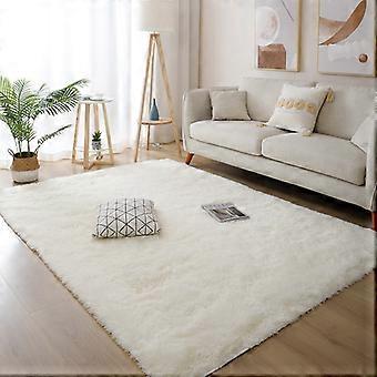 Tappeto Soffice Shaggy Con Fondo Antiscivolo 90x160 Cm - Per Camera Letto, Bambini, Interni