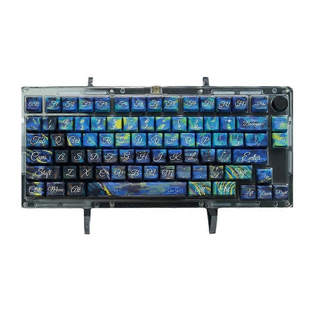 Keycaps Oil Painting Keycap 5-Sided Dye-Sublimation Keycap Long-Term Use