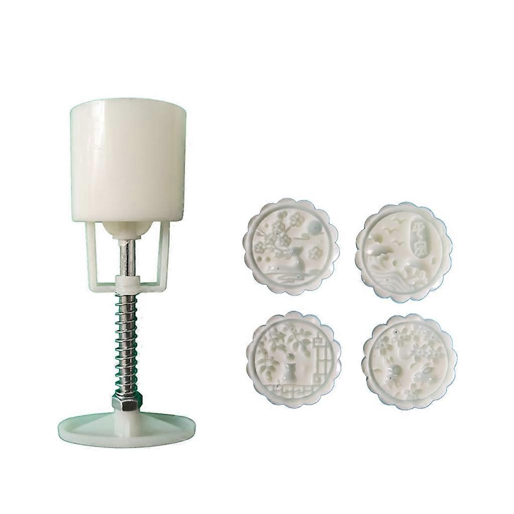 Plast Månekakeformer Multi-Former Månekakestempler Baking Månekakeformer