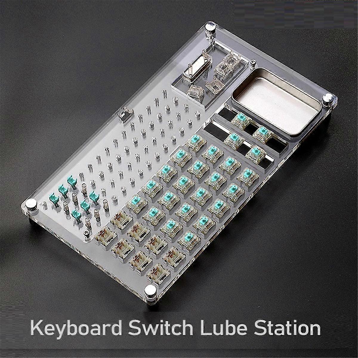 Switches Lube Station Keyboard Switches Lubricate Plate Switch Lubricant Workbench Switch Lube Platform Switch Tester, A