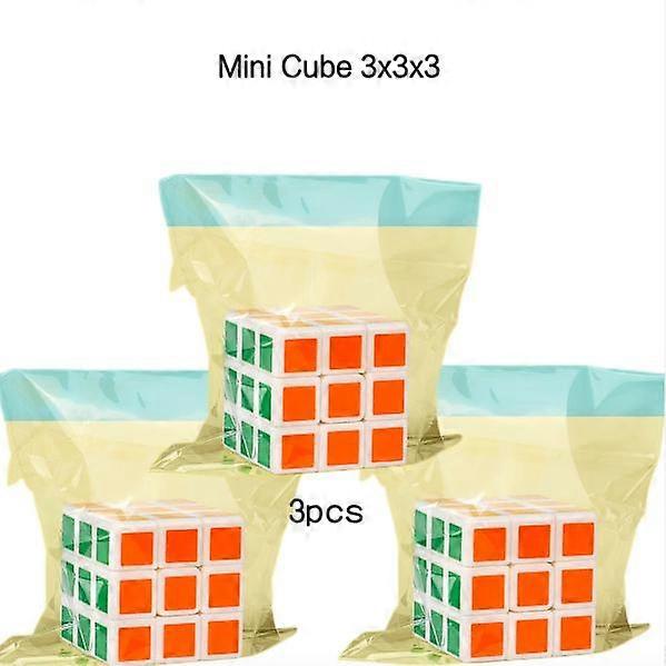 ZY-Wisdom Mini Cube 3x3x3 3.0cm Small Magic Puzzle Toys 3x3 Stickers Portable Cubes Little Easy Taking Twist Wisdom Toys 30mm