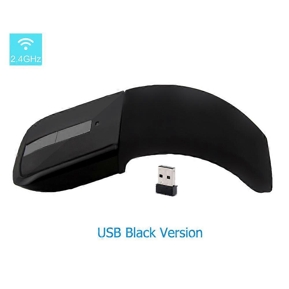 Wireless Bluetooth Mouse Foldable Arc Touch Mouse Ergonomic Slim Folding PC Mice USB Optical Computer Mause 1200DPI For Macbook