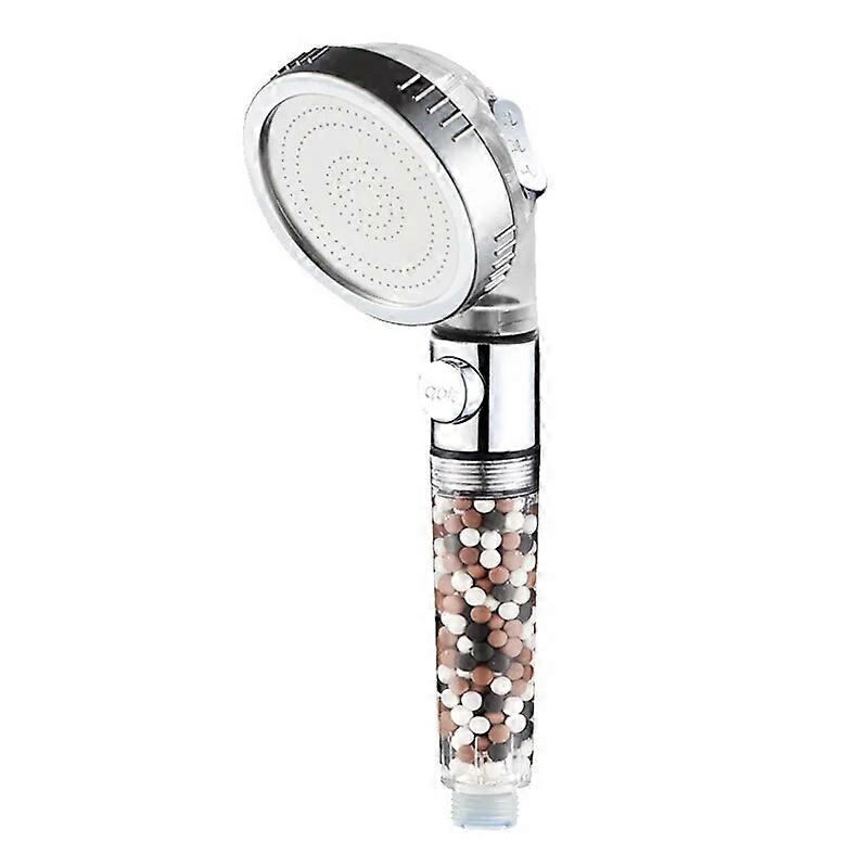 ZhangJi 3 Modes Adjustable High Pressure Shower Head Tourmaline Replaceable Filter SPA Shower Water Saving Switch Button Shower
