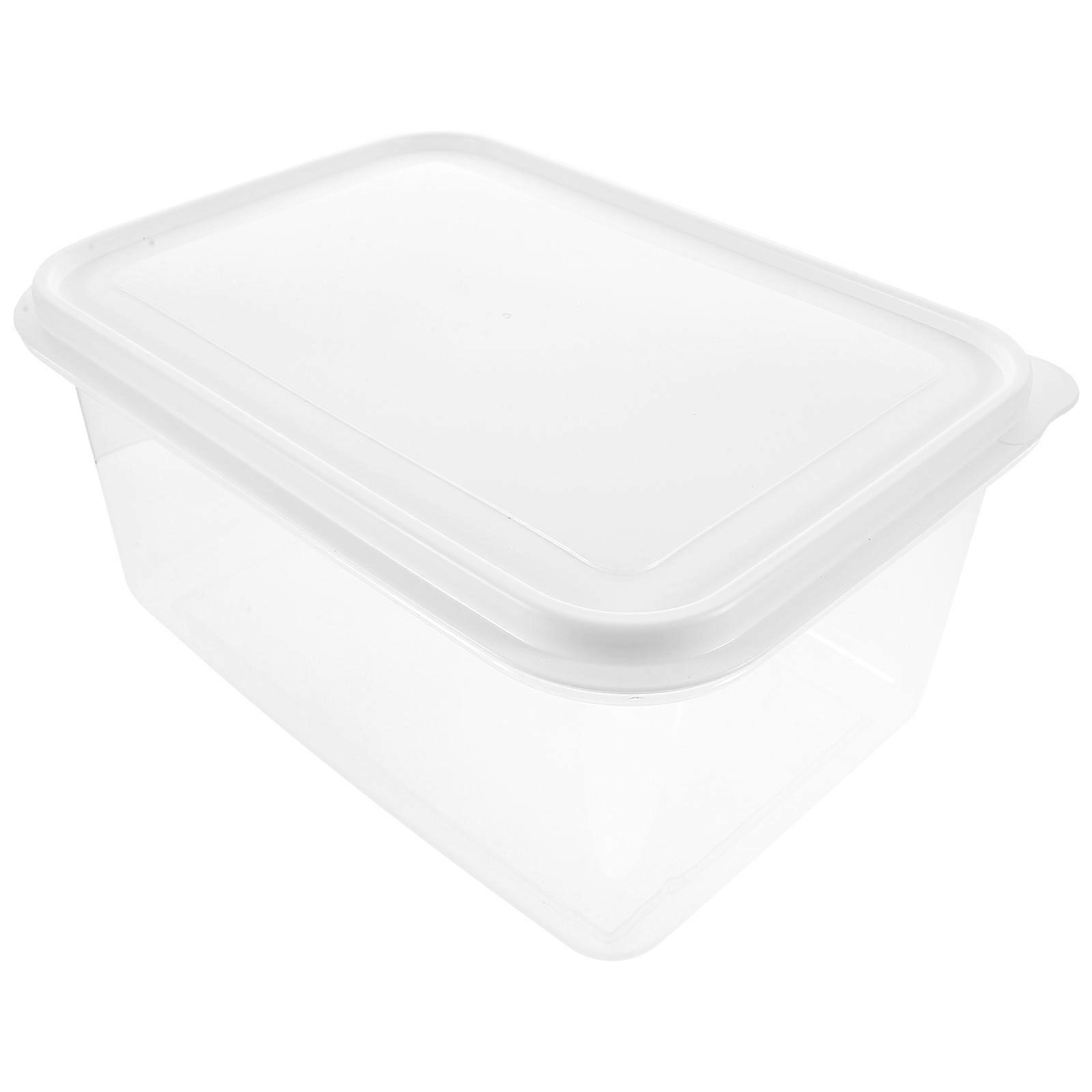 Pizza Dough Proofing Box Sealing Lid Empty Plastic Dough Vegetable Container