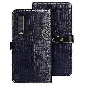 IDEWEI Per Cat S75 5G Custodia In Pelle Coccodrillo Texture Telefono Portafoglio Copertura Yalo