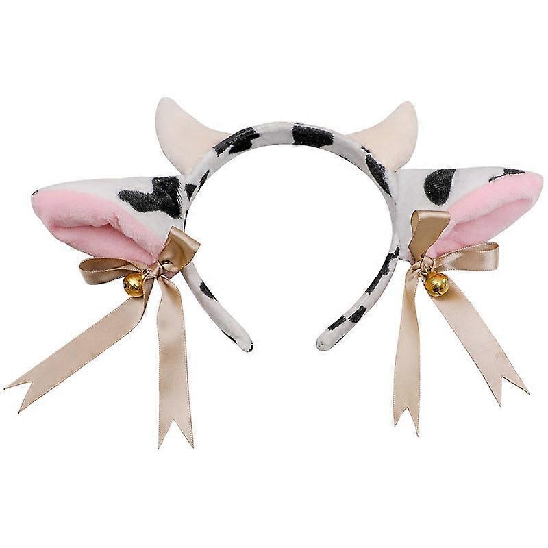 Cow headband 01-bow bell