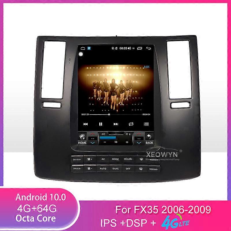 Android 11 car stereo auto radio For Infiniti FX35 FX45 2008 2009 2010 car radio multimedia player GPS navigation