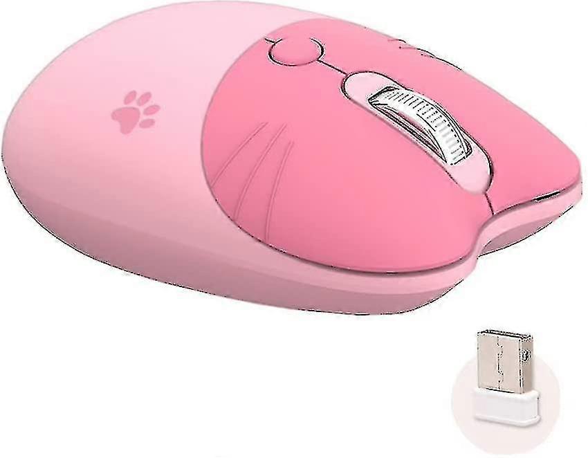 Wireless Mouse 2.4g Cartoon Silent Mouse Home Office Essential