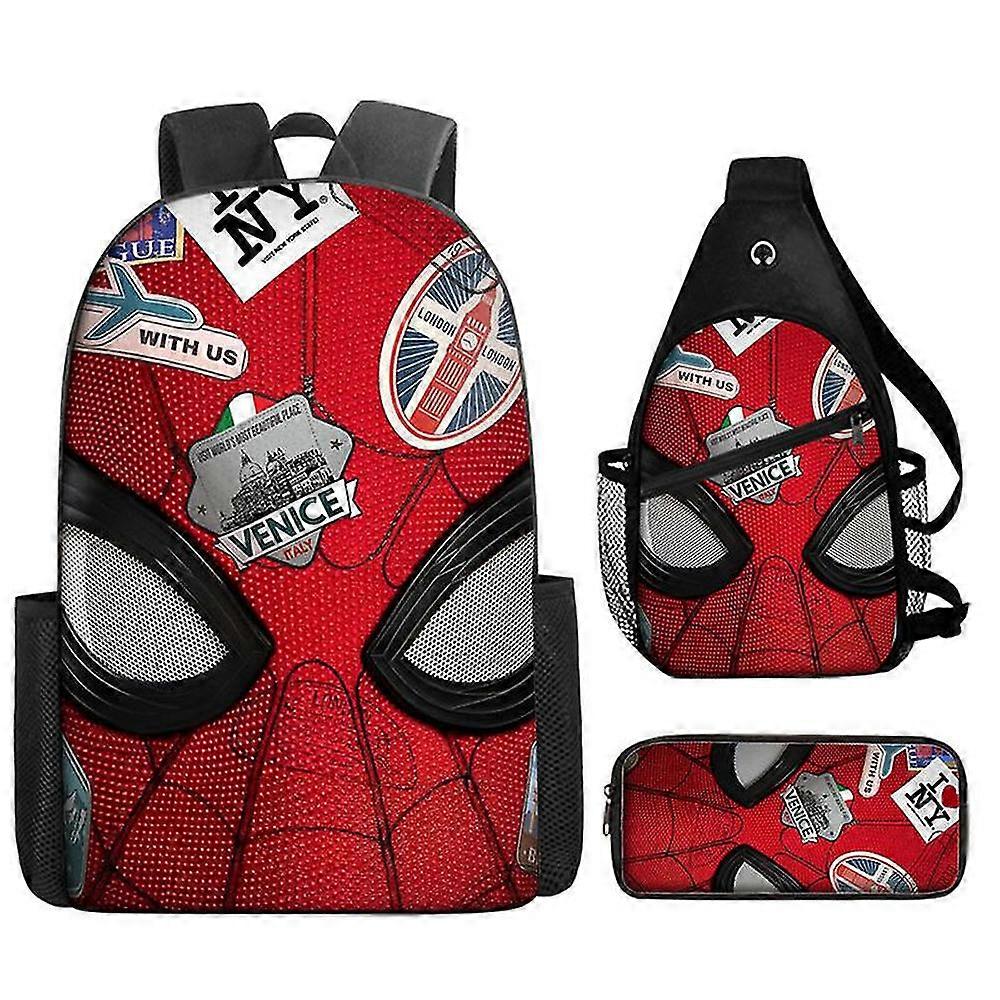 Spider-Man Hero No Return Backpack, 3D Printed Boys Girls Schoolbag