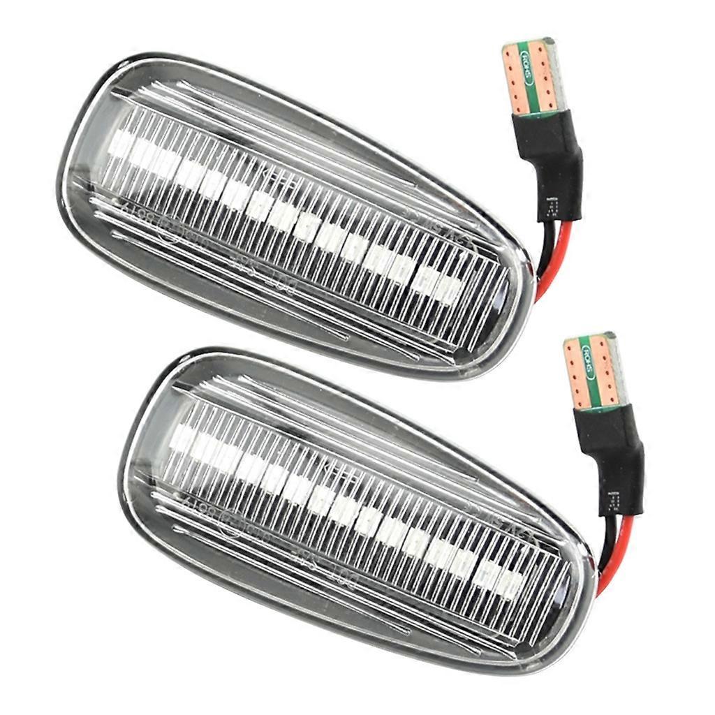 2Pcs Smoked Dynamic Flowing LED Side Marker Lamp for Zafira A F75 T98 1999-2005